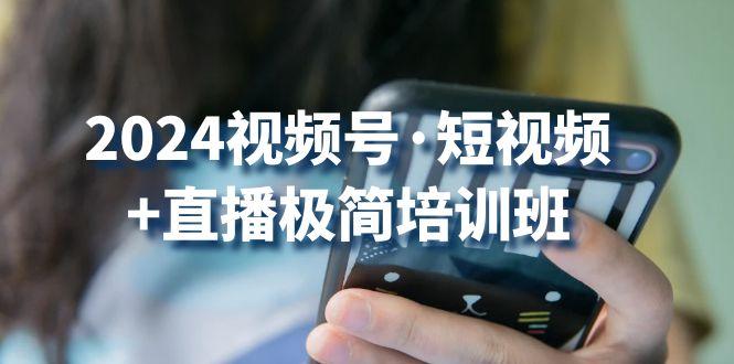2024视频号·短视频+直播极简培训班：抓住视频号风口，流量红利-Ai创业网