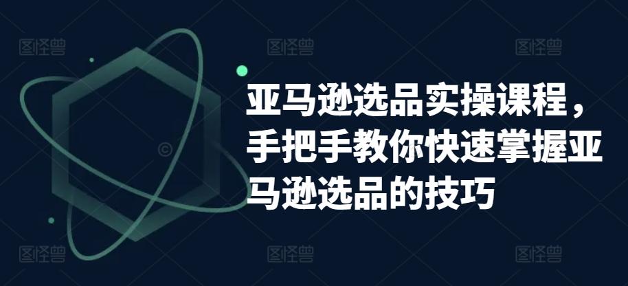 亚马逊选品实操课程，手把手教你快速掌握亚马逊选品的技巧-Ai创业网