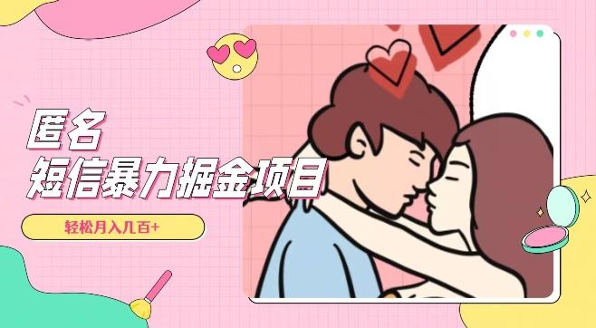 全网首发，揭秘超冷门匿名短信项目，通过信息差日入几百+【揭秘】-Ai创业网