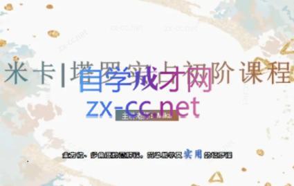 米卡·实占塔罗初阶课-Ai创业网