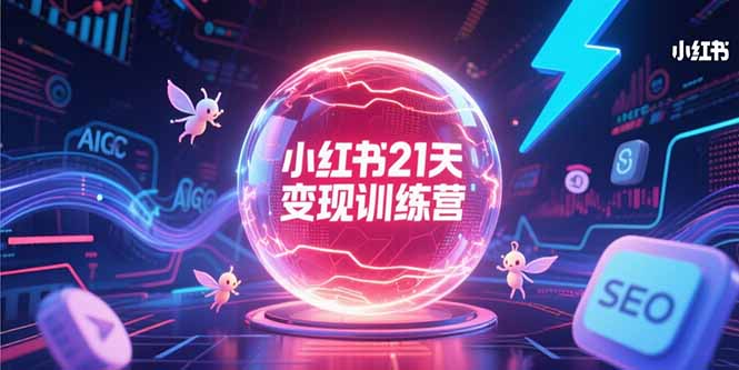 小红书21天变现训练营，AIGC工具高效应用，SEO优化核心技巧-Ai创业网